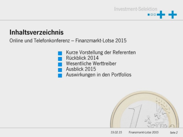 Video | Finanzmarktlotse - Rückblick 2014, Ausblick 2015