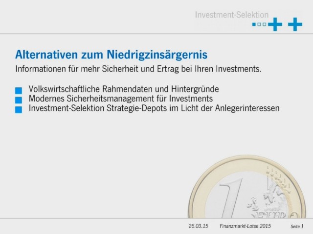 Video | Alternativen zum Niedrigzinsärgernis