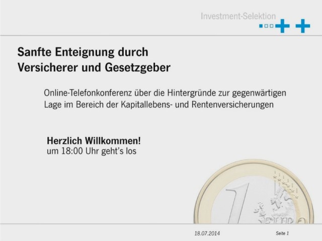 Video | Sanfte Enteignung durch Versicherer und Gesetzgeber